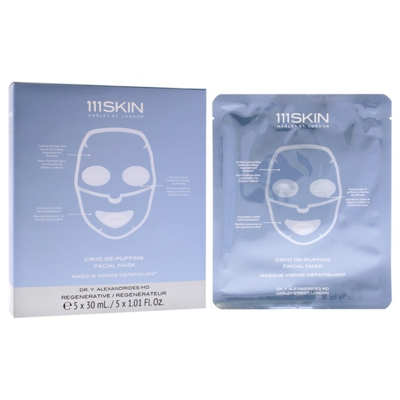 $135 Cryo De-Puffing Facial Mask by 111Skin for Unisex - 5...
